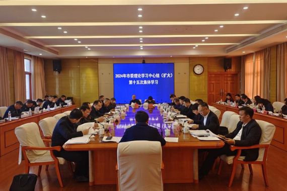 邵东市委理论学习中心组（扩大）举行2024年第十五次集体学习