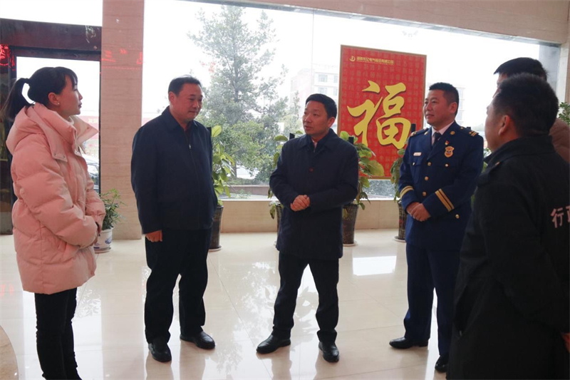 李国军到乡镇检查安全生产、生态环保和新春走访慰问(图1)