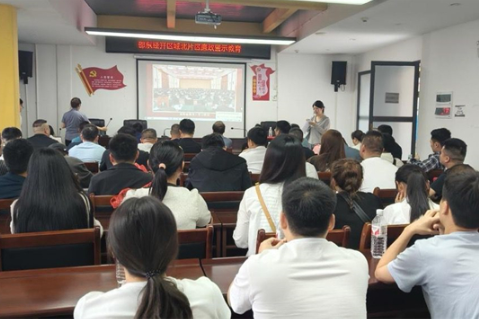 邵东经开区城北管理办：组织政企联合开展主题党日暨廉政警示教育活动