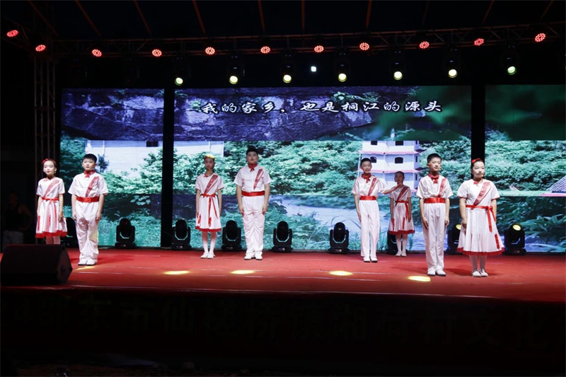 邵东市举行2024年“夏季村晚”暨仙槎桥镇湘荷村文化旅游节开幕式(图3)