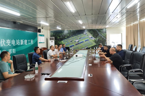 邵东市领导调研电力工程建设情况