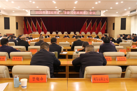 2025年第2次邵东市委常委会（党政联席）会议召开
