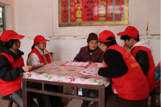 温暖进万家 | 邵东市灵官殿镇白鹿村：大学生志愿者助力乡村治理 守护春节平安
