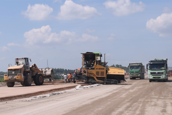 假期施工“不打烊”！东城快线邵东建设段“冲刺”11月底通车