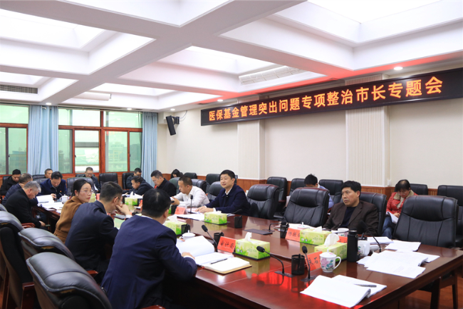 邵东市召开医保基金管理突出问题专项整治市长专题会
