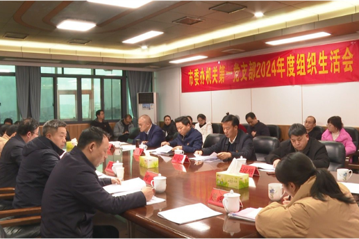 李国军参加邵东市委办机关第一党支部2024年度组织生活会