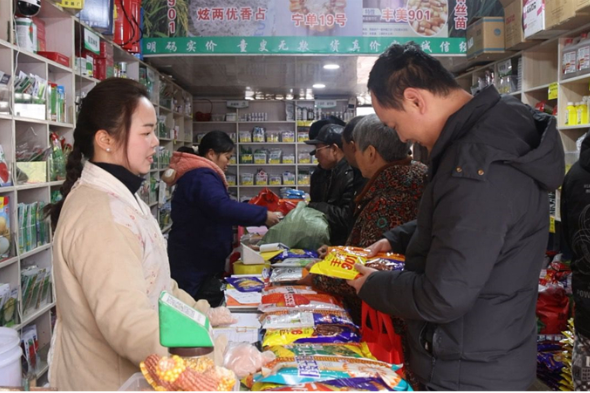 邵东：春耕备耕忙 种子销售旺