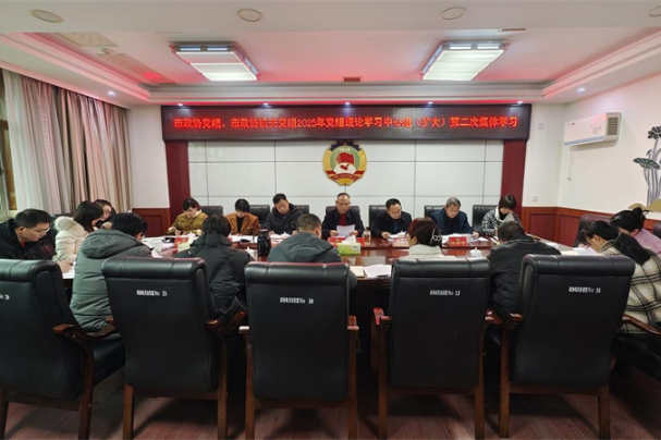邵东市政协党组理论学习中心组（扩大）举行2025年第二次集中学习