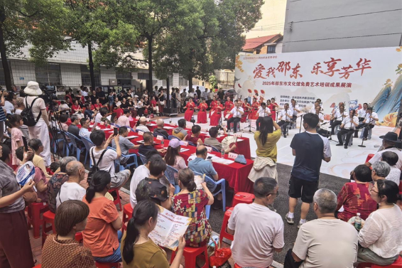 邵东市举办“爱我邵东·乐享芳华”免费艺术培训成果展演活动