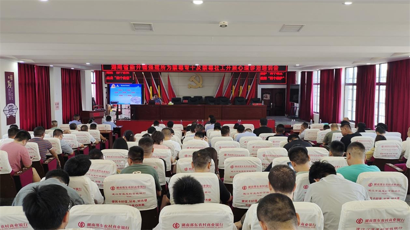 邵东市举办禁毒心理诊治专题培训 提升禁毒工作专业效能(图1)