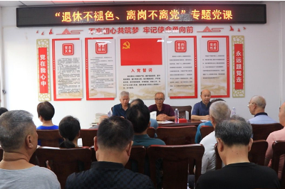 七一特辑| 邵东市财政局退休干部第一党支部：退休不褪色 余热映初心