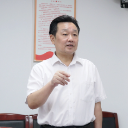 唐成调研区直有关单位学习教育开展情况