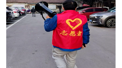 盈口街道仙人桥社区多形式宣传禁燃限放，文明新风入民心