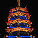【福地怀化·康养季】鹤鸣洲：夜色璀璨迎旅发大会