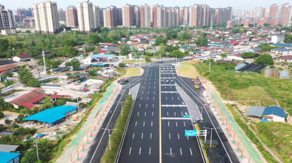 【聚力“一迎三创” 提升城市品质】鹤城区：S322线杨村路口至高速连接线改造项目完工通车