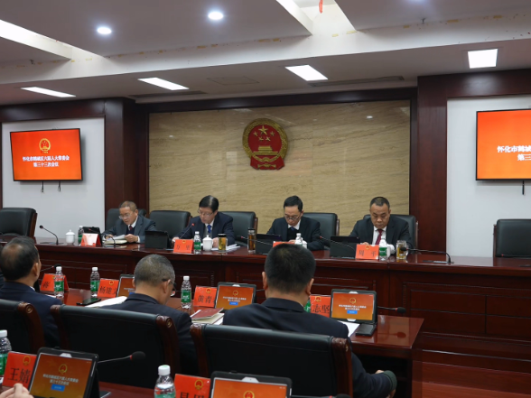 区六届人大常委会举行第三十三次会议