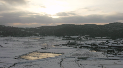 雪落黄岩再添冬韵