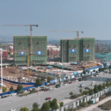 怀化经投美寓及周边配套设施项目5号楼顺利封顶