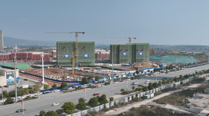 怀化经投美寓及周边配套设施项目5号楼顺利封顶