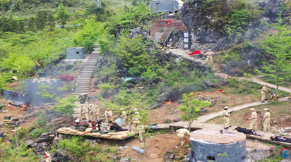 鹤城区：山水为幕 战鼓为韵 《湘西大决战》实景演艺“五一”惊艳亮相