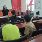 市健康协会走进德善社区开展儿童语言公益课堂