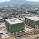 怀化博物馆和图书馆项目完成主体结构施工