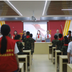 “幸福阳光 红心童行”留守儿童国防训练成长营在心街坊社区开营