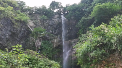 【福地怀化·康养季】鹤城区：龙口瀑布带火清凉经济
