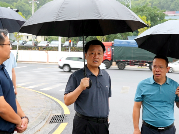 唐成调研省旅发大会重点项目建设及周边环境整治、安全生产工作并巡河