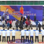 怀化代表队出征湖南省城市篮球联赛