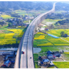 春入怀化： 高速穿金浪 油菜绘春光