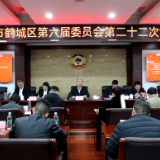 鹤城区政协六届二十二次常委会会议召开