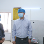 郑明明督导检查校园安全生产工作