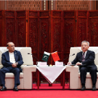 沈晓明会见巴基斯坦总统扎尔达里一行