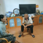 龙塘社区开展残疾人入户调查工作