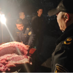 鹤城区市场监管局开展节前白板肉专项整治