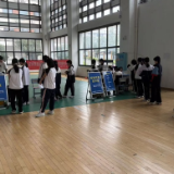 盈口街道第二社区卫生服务中心开展“进学校免费接种HPV，呵护健康成长”活动