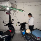 芷江路社区开展夜间飞线充电整治