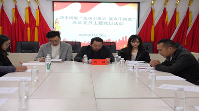 迎丰街道：流动不流失 离乡不离党 主题党日活动凝聚先锋力量