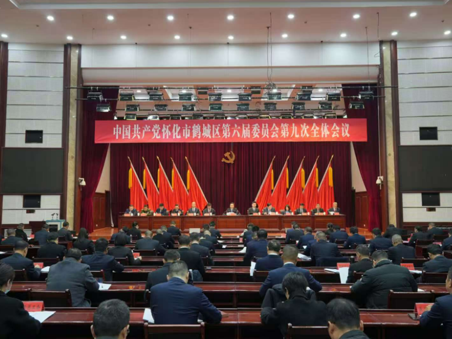 区委六届九次全会召开