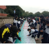  溆浦楚才高级中学开展千人禁毒签名誓师活动
