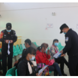 怀铁公安低庄派出所开展防电信诈骗宣传活动