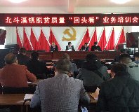 北斗溪镇召开脱贫质量“回头看”业务培训会