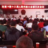 沿溪乡召开第十八届人民代表大会第三次会议