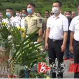 中都乡上尚村举行向忠兴革命烈士墓竣工仪式