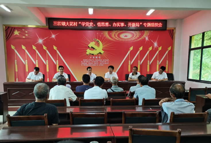 三江镇：立足“四个一” 开好专题组织生活会