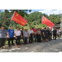 【学党史•办实事】水东镇标东垅村开展“道路砍青•环境清扫”主题党日活动