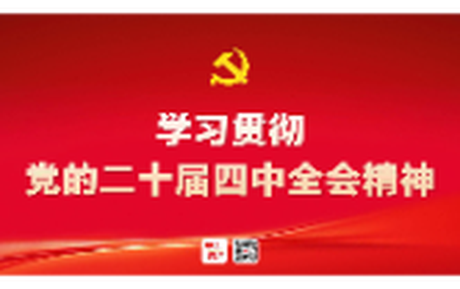 学习贯彻党的二十届四中全会精神