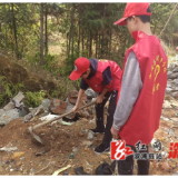 春风拂绿野 党旗映初心 ——沿溪乡机关党支部开展植树节活动