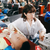 县疾控中心到桥江镇中心小学进行碘缺乏病抽样监测